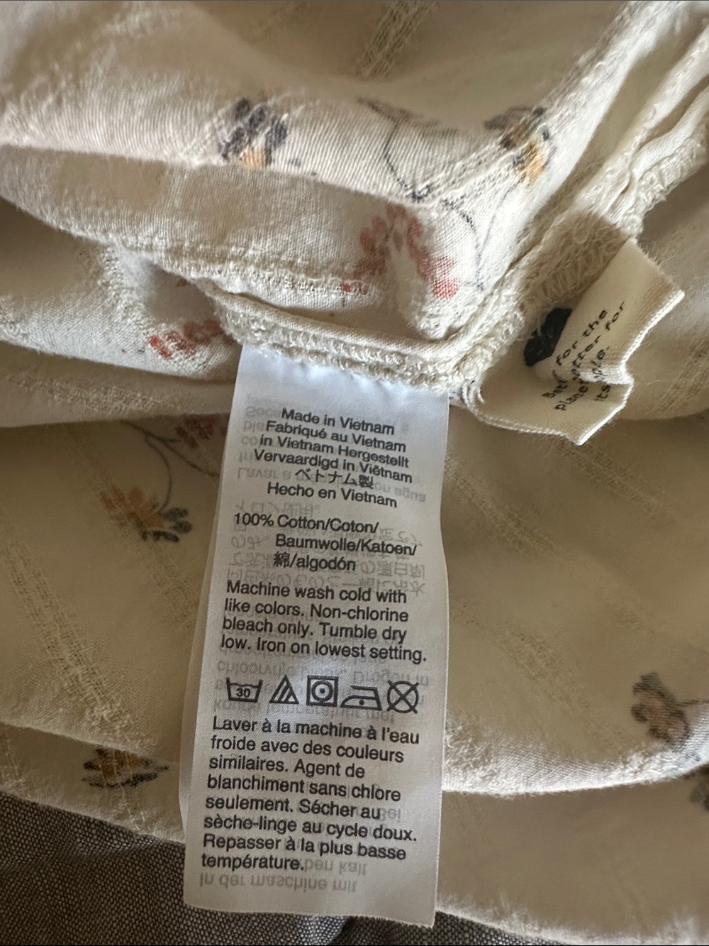 Madewell Bower Popover Shirt in Marseille Daisies Size L - Picture 10 of 13